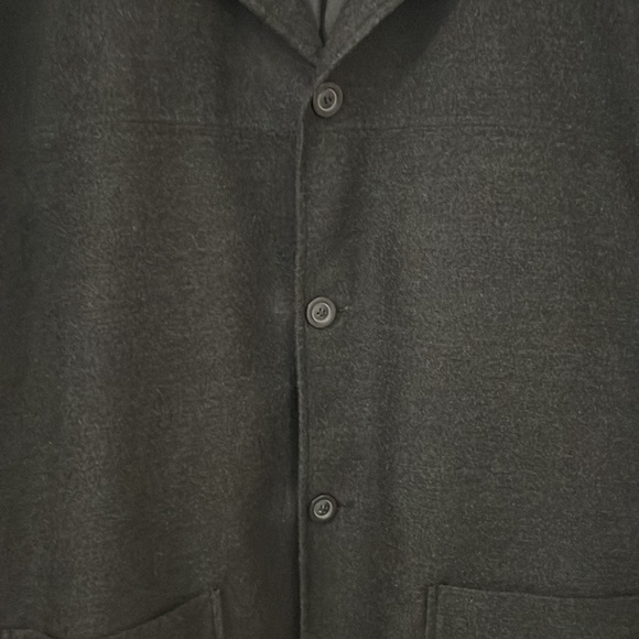 Jay Y Ko jacket XL dark grey peacoat unisex winter mid length casual preppy - Picture 5 of 15